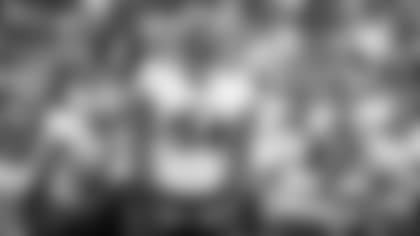 Atlanta Falcons defensive tackle Anthony Rush #94 reacts after a fumble recovery during the second quarter against the Jacksonville Jaguars at TIAA Bank Field in Jacksonville, Florida on Sunday, November 28, 2021. (Photo by Mitchell Martin/Atlanta Falcons)