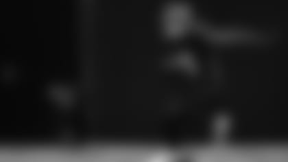 Atlanta Falcons tight end Kyle Pitts #8 runs with the ball against the Cleveland Browns at Mercedes-Benz Stadium in Atlanta, Georgia on Sunday, August 29, 2021. (Photo by Kyle Hess/Atlanta Falcons)