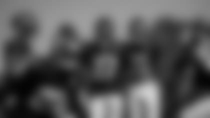 Atlanta Falcons safety Richie Grant #27 looks on during the AT&T Atlanta Falcons Training Camp at Atlanta Falcons Headquarters in Flowery Branch, Georgia, on Tuesday August 10, 2021. (Photo by )