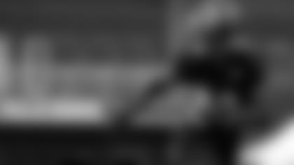 Atlanta Falcons cornerback A.J. Terrell #24 runs a drill during Atlanta Falcons minicamp on June 10, 2021.