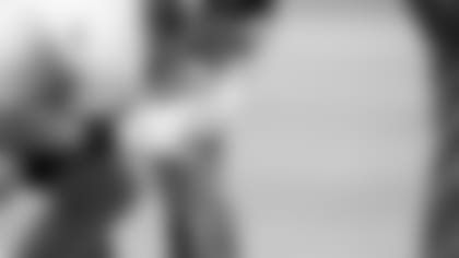 Atlanta Falcons offensive lineman Jalen Mayfield #77 prepares to run a drill during organized team activities in Phase III of the Atlanta Falcons offseason program on June 2, 2021.