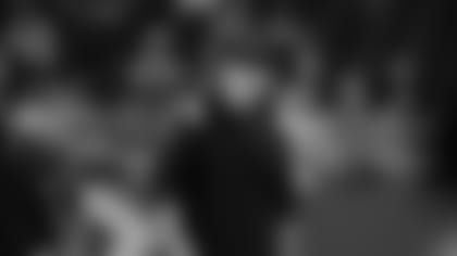 Atlanta Falcons head coach Arthur Smith walks on to the field before the game against the Detroit Lions at Ford Field in Detroit, Michigan on Friday, August 12, 2022. (Photo by Shanna Lockwood/Atlanta Falcons)