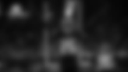 Atlanta Falcons cornerback Isaiah Oliver #26 celebrates after making a big play against the Cleveland Browns at Mercedes-Benz Stadium in Atlanta, Georgia on Sunday, August 29, 2021. (Photo by Dakota Williams/Atlanta Falcons)