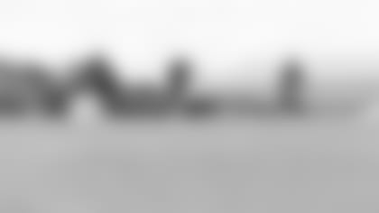 Atlanta Falcons quarterback Feleipe Franks #15, quarterback Matt Ryan #2, and quarterback Josh Rosen #16 run at the end of AT&T Atlanta Falcons Training Camp at Atlanta Falcons Headquarters in Flowery Branch, Georgia, on Friday August 27, 2021. (Photo by Dakota Williams/Atlanta Falcons)