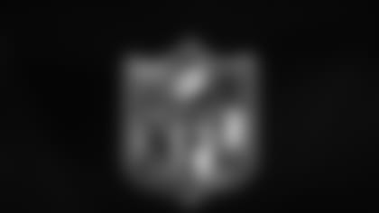 A detail view of the NFL Shield logo prior to the NFL Super Bowl LIIL football game on Monday, Jan. 28, 2019 in Atlanta. (Aaron M. Sprecher via AP)