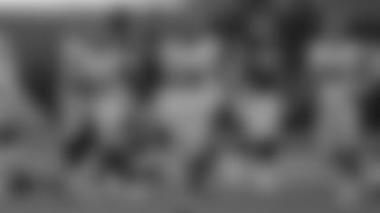 New York Giants linebacker Blake Martinez (54) celebrates during an NFL football game against the Washington Football Team on Sunday, November 8, 2020 in Landover, Maryland. (Mikey Owens/NFL)