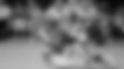 New York Jets quarterback Kyle Mackey is sacked by New York Giants Carl Banks for a six-yard loss in the first quarter of play in East Rutherford, N.J., Aug. 26, 1989. (AP Photo/Peter Morgan)