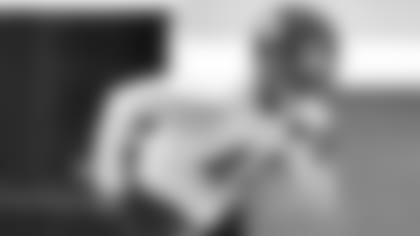 New York Giants cornerback Sam Beal (41) during an NFL football training camp practice at the Quest Diagnostics training center on Wednesday July 25, 2018 in East Rutherford, N.J. (Evan Pinkus via AP)