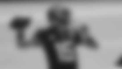 Jacksonville Jaguars quarterback Gardner Minshew (15) passes against the Tennessee Titans in the first half of an NFL football game Sunday, Sept. 20, 2020, in Nashville, Tenn. (AP Photo/Wade Payne)