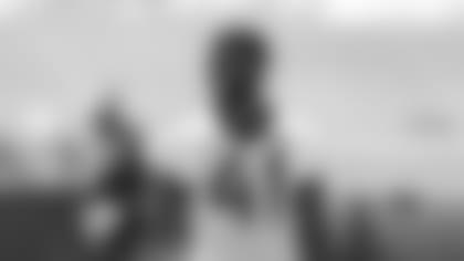 Jacksonville Jaguars linebacker Josh Allen (41) is seen during an NFL football workout, Thursday, Aug. 13, 2020, in Jacksonville, Fla. (Logan Bowles via AP)