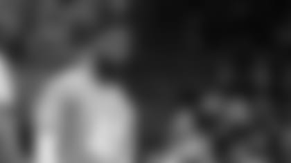 AFC defensive end Josh Allen, of the Jacksonville Jaguars, moves across the field during a practice for the NFL Pro Bowl football game Thursday, Jan. 23, 2020, in Kissimmee, Fla. (AP Photo/John Raoux)