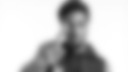 Florida cornerback CJ Henderson poses for a portrait during the 2020 NFL Scouting Combine, Wednesday, Feb. 29, 2020 in Indianapolis. (Todd Rosenberg via AP)