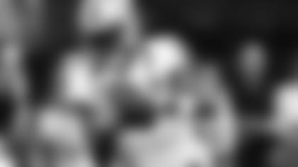 Las Vegas Raiders wide receiver Davante Adams catches a pass during warm ups before the first half of an NFL football game against the New Orleans Saints Sunday, Oct. 30, 2022, in New Orleans. (AP Photo/Butch Dill)