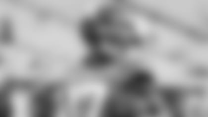 Jacksonville Jaguars wide receiver D.J. Chark (17) catches a pass during warm ups before the start of an NFL preseason football game against the New Orleans Saints, Thursday, Aug. 9, 2018, in Jacksonville, Fla. (AP Photo/Stephen B. Morton)