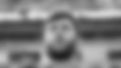 Cincinnati Bengals tight end Tyler Eifert (85) stands on the field during the National Anthem prior to an NFL football game against the Pittsburgh Steelers, Sunday, Nov. 24, 2019, in Cincinnati. The Steelers won 16-10. (Aaron Doster via AP)