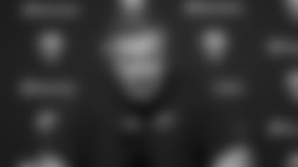 Jacksonville Jaguars head coach Doug Marrone participates in a news conference after an NFL football game against the Cincinnati Bengals, Sunday, Oct. 20, 2019, in Cincinnati. (AP Photo/Frank Victores)