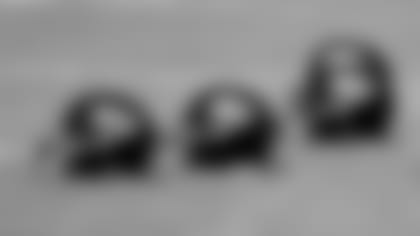 A general view of Jacksonville Jaguar helmets during the NFL football team's training camp, Wednesday, Aug. 1st, 2018 in Jacksonville, Fla. (Logan Bowles via AP Images)