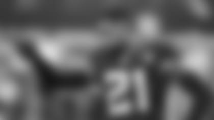 Jacksonville Jaguars cornerback A.J. Bouye (21) during pregame warm-ups against the Dallas Cowboys in an NFL game Sunday, October 14, 2018 in Arlington, Tx. (Rick Wilson via AP)