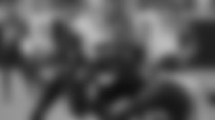 Jacksonville Jaguars defensive ends Josh Allen (41) and Dawuane Smoot (94) sack Tennessee Titans quarterback Marcus Mariota (8) in an NFL game, Thursday, September 19, 2019 in Jacksonville, Fla. (Rick Wilson/Jacksonville Jaguars)