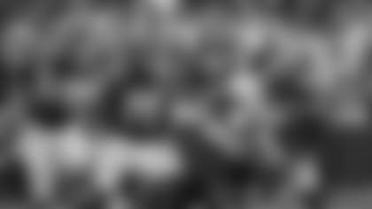 Kansas City Chiefs running back Spencer Ware (32) is tackled by Jacksonville Jaguars defensive tackle Calais Campbell (93) during the first half of an NFL football game in Kansas City, Mo., Sunday, Oct. 7, 2018. (AP Photo/Charlie Riedel)