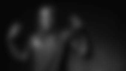 Colorado wide receiver Laviska Shenault Jr. poses for a portrait during the 2020 NFL Scouting Combine, Wednesday, Feb. 26, 2020 in Indianapolis. (Todd Rosenberg via AP)