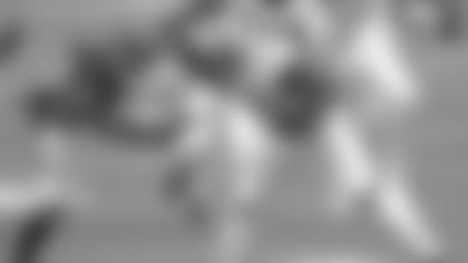 Jacksonville Jaguars rookie running back James Robinson (30) attepmts to fight off Cincinnati Bengals cornerback William Jackson III (22) during an NFL football game, Sunday, Oct. 4, 2020 in Cincinnati, OH.