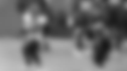 Jacksonville Jaguars running back Ryquell Armstead (23) runs the ball during an NFL football workout, Saturday, Aug. 22, 2020, in Jacksonville, Fla. (Logan Bowles via AP)