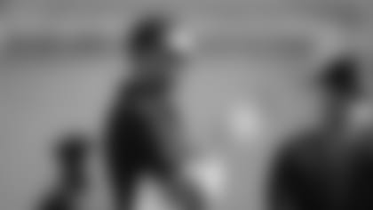 Former Jacksonville Jaguars tackle Tony Boselli before an NFL football game between the Jacksonville Jaguars and the Houston Texans at EverBank Field, Sunday, Nov. 13, 2016 in Jacksonville, Fla. The Texans defeated the Jaguars 21-21. (Perry Knotts via AP)