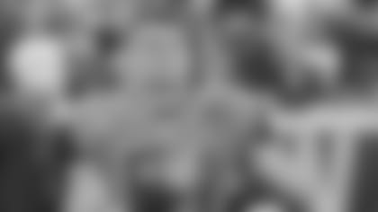 Jacksonville Jaguars linebacker Paul Posluszny (51) during the singing of the national anthem prior to an NFL football game against the Seattle Seahawks on Sunday, Dec. 10, 2017, in Jacksonville, Fla. (NFL Photos via AP)