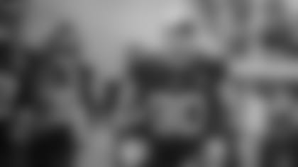 Jacksonville Jaguars defensive tackle Taven Bryan (90) runs onto the field before the start of an NFL football game against the Washington Redskins, Sunday, Dec. 16, 2018, in Jacksonville, Fla. (AP Photo/Stephen B. Morton)