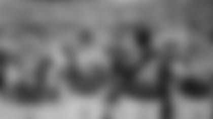 From left to right, Jacksonville Jaguars punter Logan Cooke (9) quarterback Blake Bortles (5), kicker Josh Lambo (4), defensive tackle Abry Jones (95), long snapper Carson Tinker (46) stand on the sidelines during the national anthem before the start of an NFL preseason football game against the New Orleans Saints, Thursday, Aug. 9, 2018, in Jacksonville, Fla. (AP Photo/Stephen B. Morton)