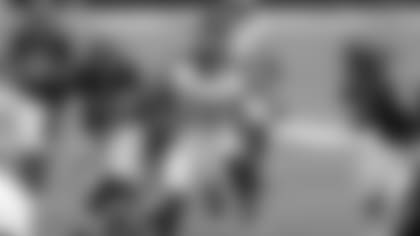 Jacksonville Jaguars free safety Jarrod Wilson (26) runs past Houston Texans tight end Darren Fells (87) after making an d interception during the second half of an NFL football game Sunday, Oct. 11, 2020, in Houston. (AP Photo/Michael Wyke)