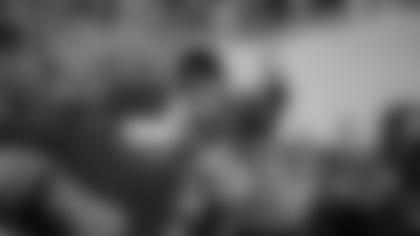 Jacksonville Jaguars quarterback Gardner Minshew (15) calls a play at the line of scrimmage during the first half of an NFL football game against the Tennessee Titans, Thursday, Sept. 19, 2019, in Jacksonville, Fla. (AP Photo/Stephen B. Morton)