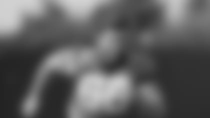 Jacksonville Jaguars tight end Tyler Eifert runs a drill during an NFL football workout, Wednesday, Aug. 12, 2020, in Jacksonville, Fla. (AP Photo/John Raoux)