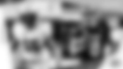 LB Isaiah McDuffie (left) and RB Kylin Hill (right)