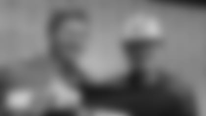 Packers President/CEO Mark Murphy, FAN Hall of Famer Frank Lamping