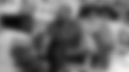 Defensive line coach Jerry Montgomery