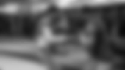 Packers CB Jaire Alexander and RB Aaron Jones in the Lambeau Field locker room