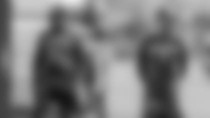 Packers Defensive Backs/Passing Game Coordinator Jerry Gray and Director of Pro Personnel Richmond Williams