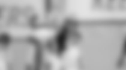 Christian McCaffrey high-5