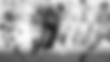 Ian Thomas makes a catch vs. Cleveland