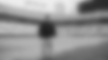 Head groundskeeper Tom Vaughan