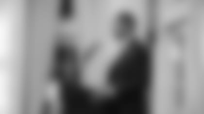 Images from the 3T Foundation fundraiser event held at Carmel Country Club on 11/4/2022 featuring Panthers Legends and Head Coach, Steve Wilks.