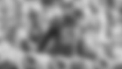 Thomas Davis lines up for the snap