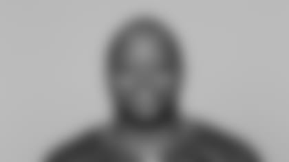 A 2015 photo of Harland Gunn on the Atlanta Falcons.