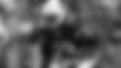 Arizona Cardinals offensive tackle Korey Cunningham (79) gets set prior to the snap during an NFL preseason football game against the Oakland Raiders on Thursday, Aug. 15, 2019, in Glendale, Ariz. The Raiders defeated the Cardinals, 33-26. (Ryan Kang via AP)