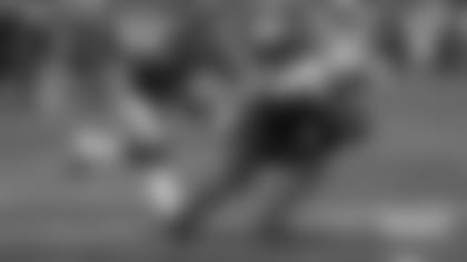 Patriots running back Rhamondre Stevenson runs against the Giants during a joint practice on Wednesday, August 25, 2021.