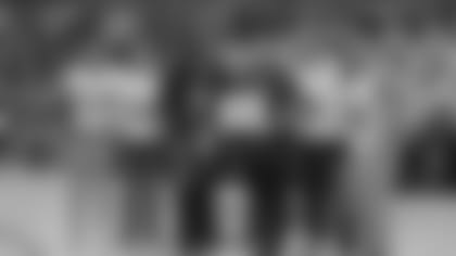 Pictured from left to right: Drew Laundry, Justin Beck, Andre Tippett, Duane Sigsbury, Tom Trask, Jeff Trainor