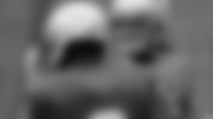 Brady durante la práctica de esta tarde.