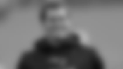 Pat Patriot looks out over New York City before embarking on a trip to Park Ave.